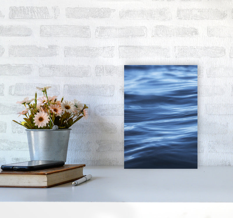 Calm Ocean Photography Print by Victoria Frost A4 Black Frame