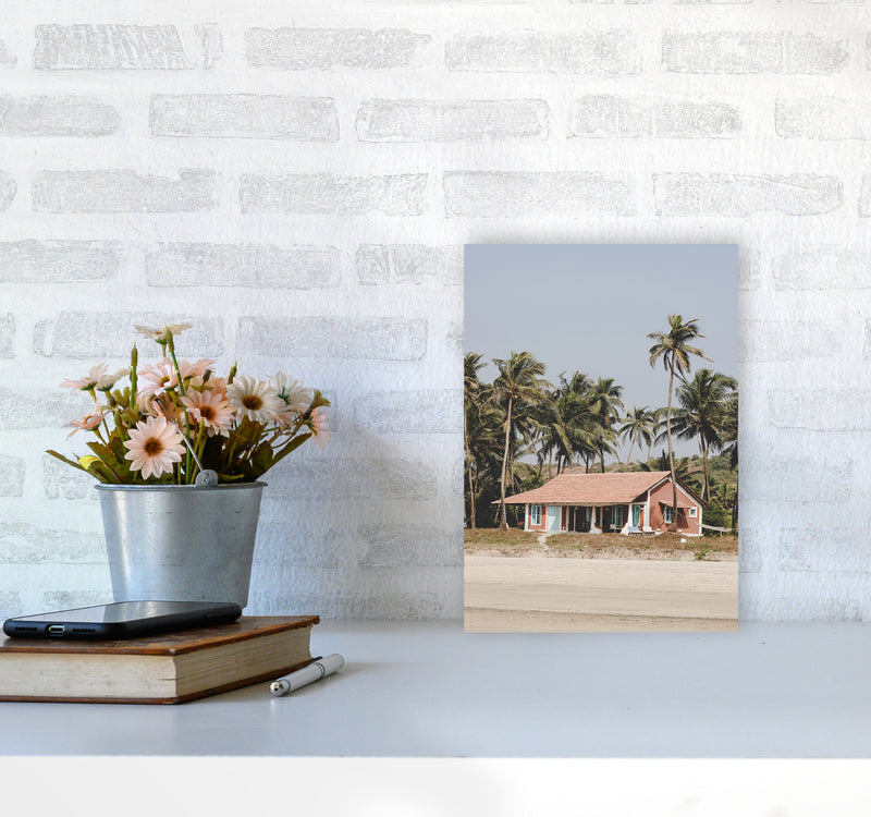 Beach House Photography Print by Victoria Frost A4 Black Frame