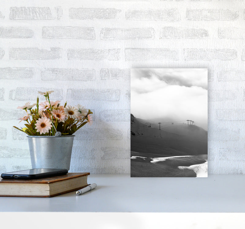 Above and beyond the Mountain Photography Print by Victoria Frost A4 Black Frame