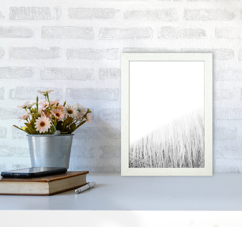 White Horse I Photography Print by Victoria Frost A4 Oak Frame