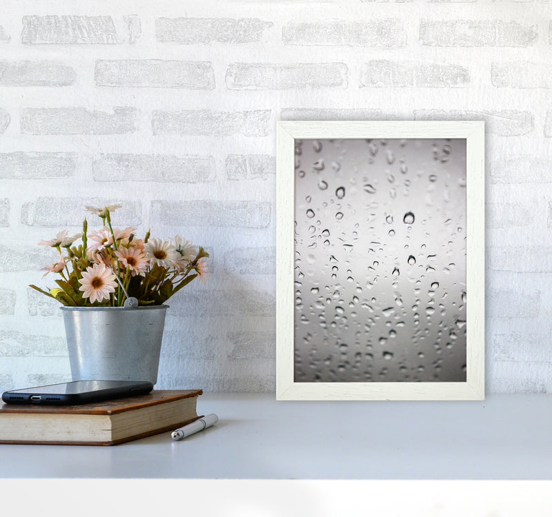 Touch of Rain Photography Print by Victoria Frost A4 Oak Frame