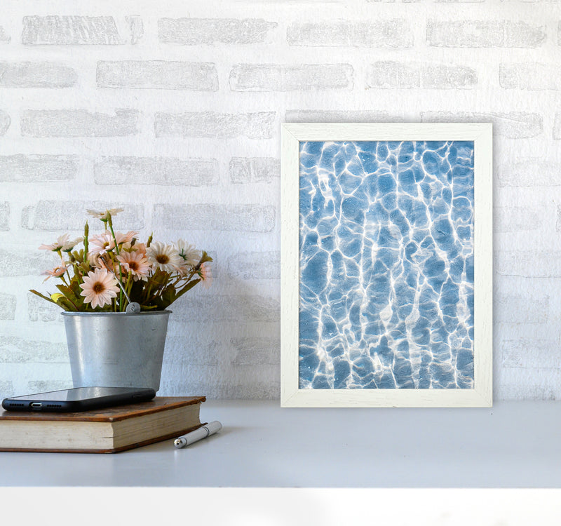 Ripples Photography Print by Victoria Frost A4 Oak Frame