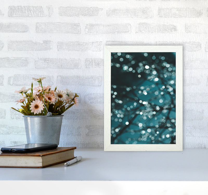 Midnight Sparkle Photography Print by Victoria Frost A4 Oak Frame
