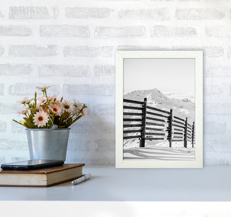 Going down the Mountain Photography Print by Victoria Frost A4 Oak Frame