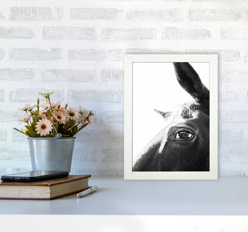 Eye of the beholder Photography Print by Victoria Frost A4 Oak Frame
