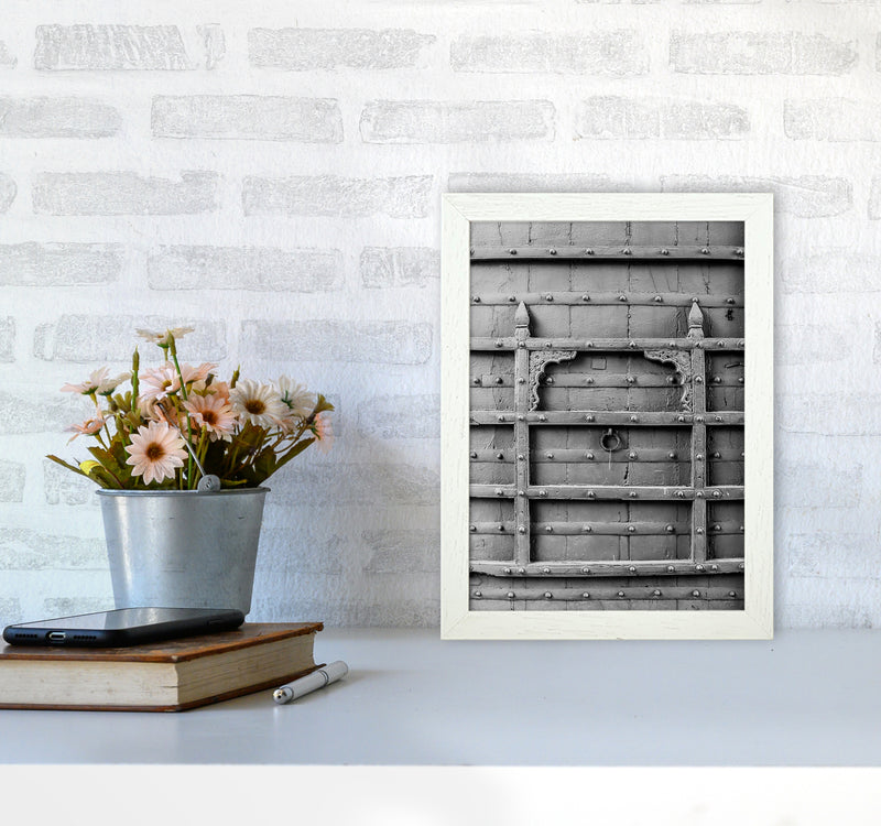 Door Photography Print by Victoria Frost A4 Oak Frame