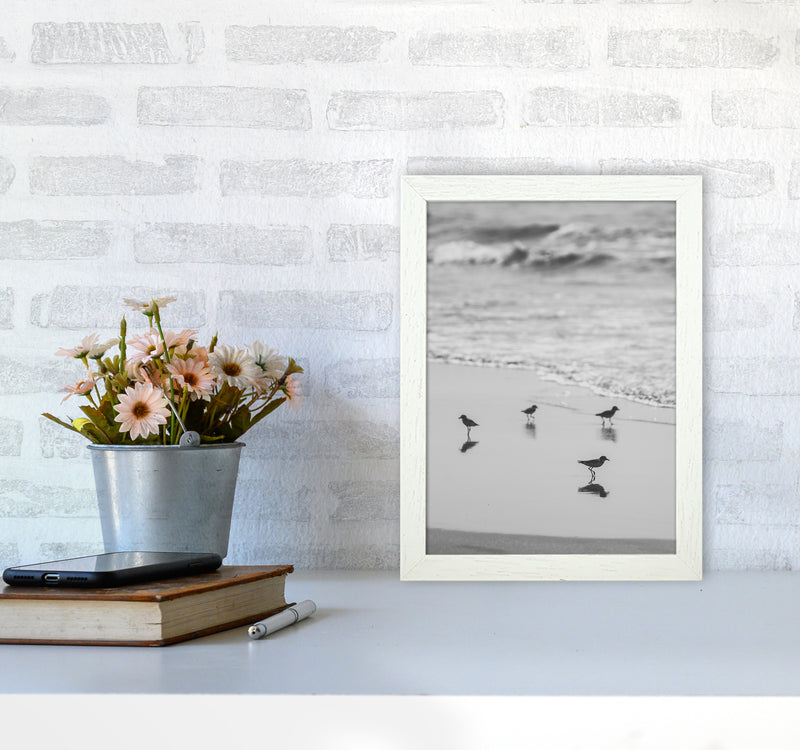 Beach Club Photography Print by Victoria Frost A4 Oak Frame