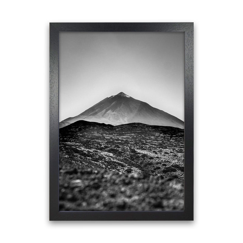 Teide Volcano Photography Print by Victoria Frost Black Grain