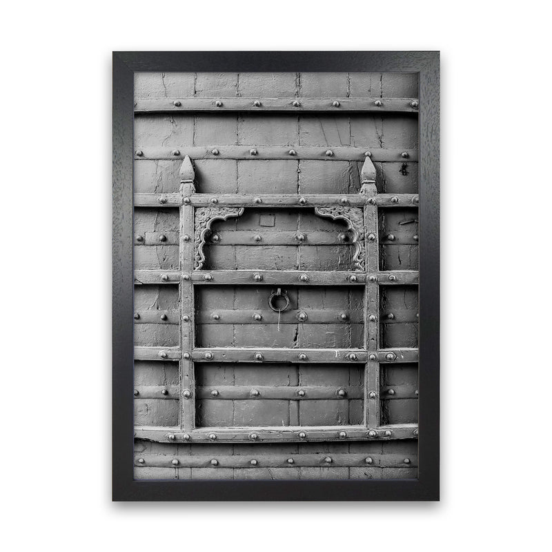 Door Photography Print by Victoria Frost Black Grain