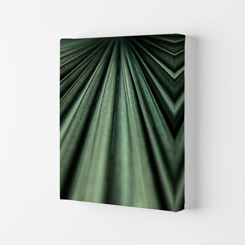 Green Palm Leaf Photography Print by Victoria Frost Canvas