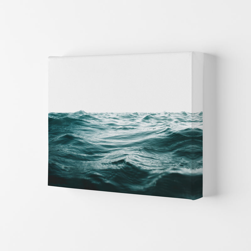 Blue Ocean Waves Photography Print by Victoria Frost Canvas