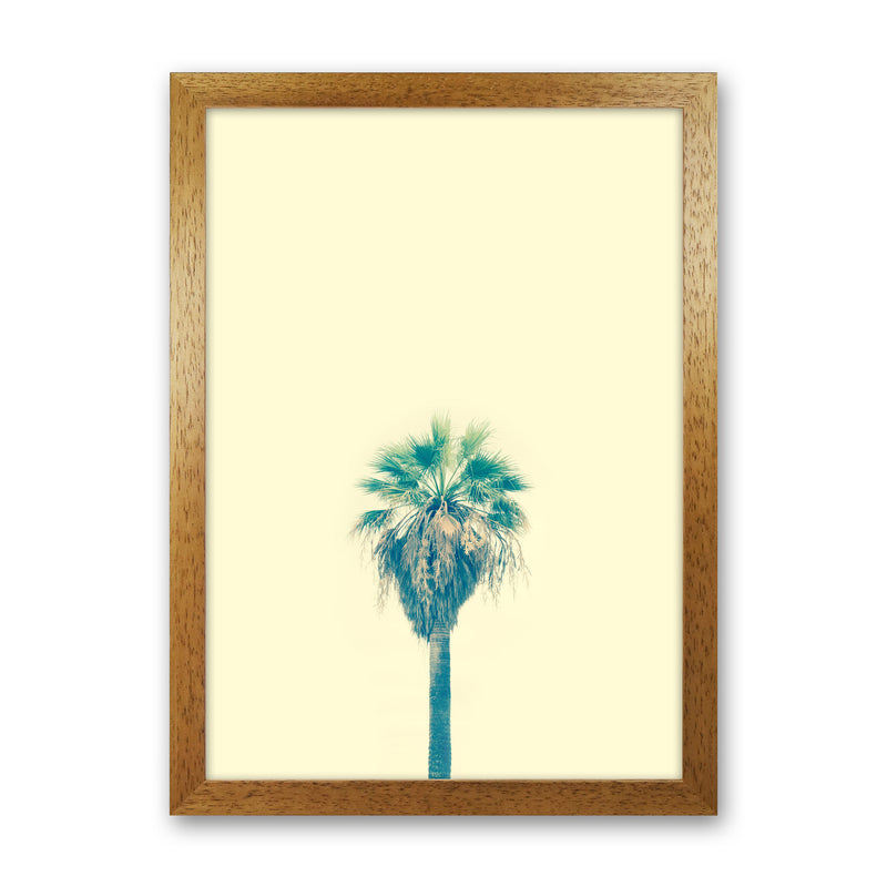 Yellow Palm Tree Photography Print by Victoria Frost Oak Grain