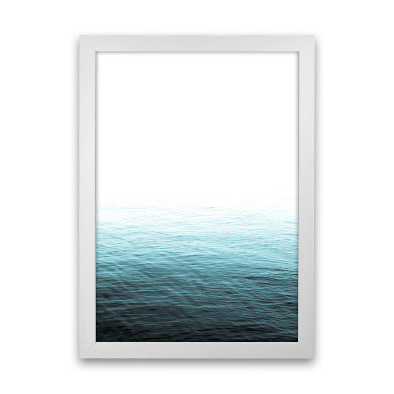 Vast Blue Ocean Photography Print by Victoria Frost White Grain