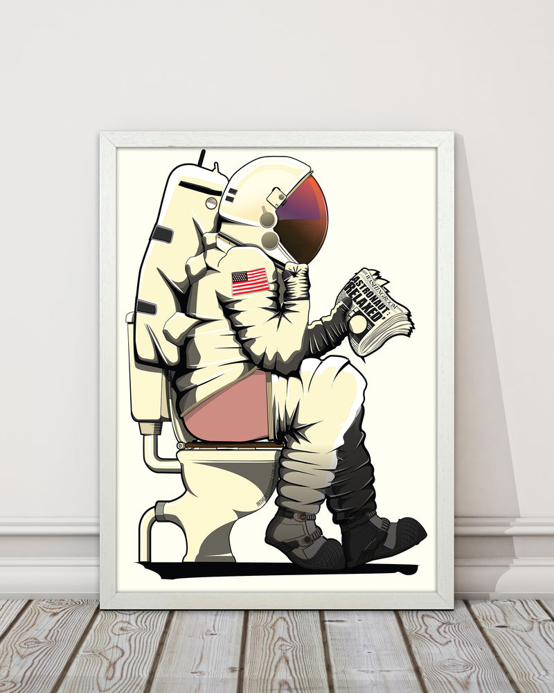 Astronaut Loo Art Print by Wyatt9