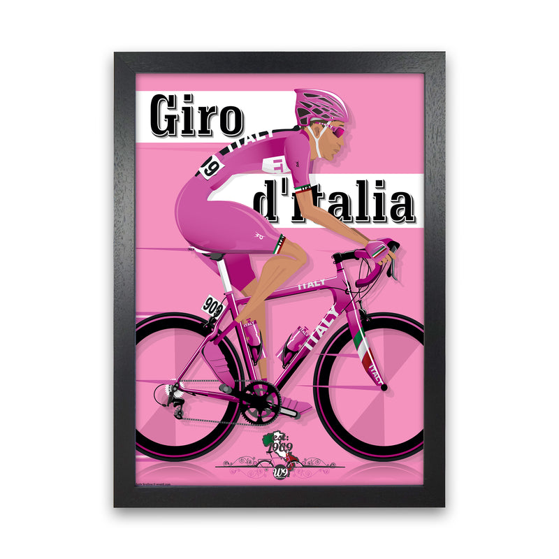 Modern Giro Cycling Print by Wyatt9