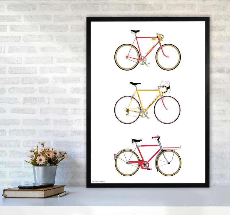 Three Bikes by Wyatt9 A1 White Frame