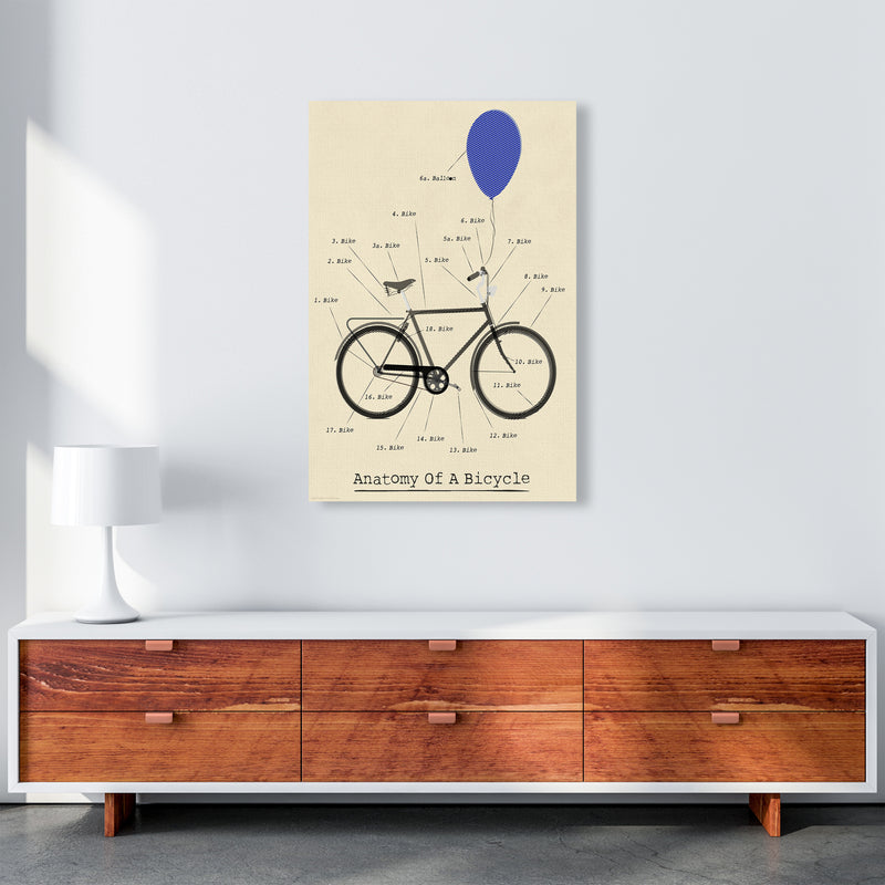 Anatomy of a Bicycle Art Print by Wyatt9 A1 Canvas
