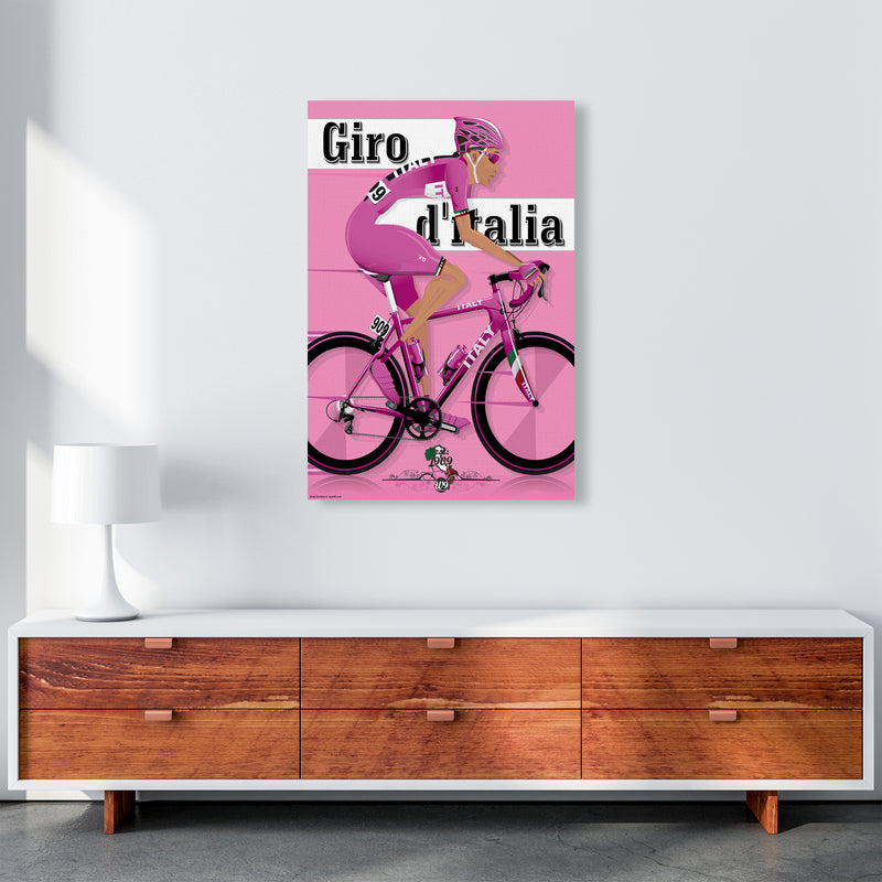 Modern Giro Cycling Print by Wyatt9 A1 Canvas