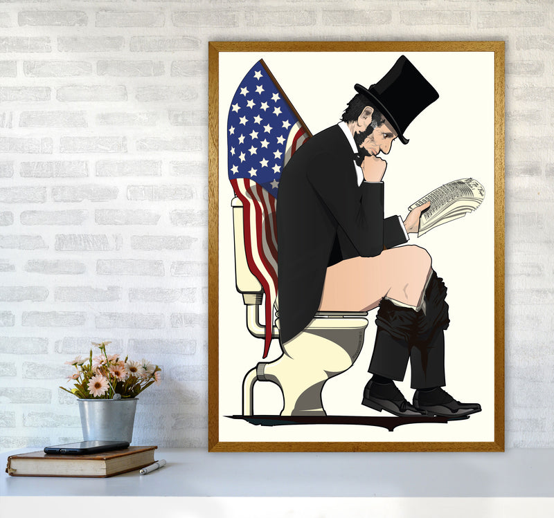 Abraham Lincoln Loo Art Print by Wyatt9 A1 Print Only