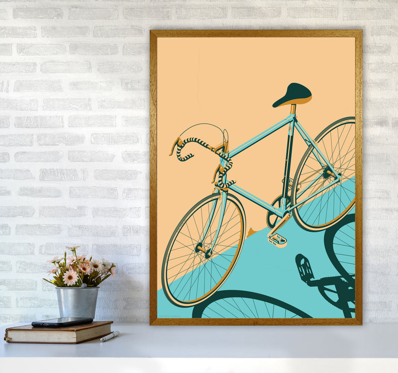 Isometric Cycling Print by Wyatt9 A1 Print Only