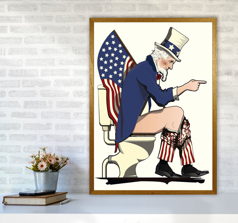 Uncle Sam loo Right by Wyatt9 A1 Print Only