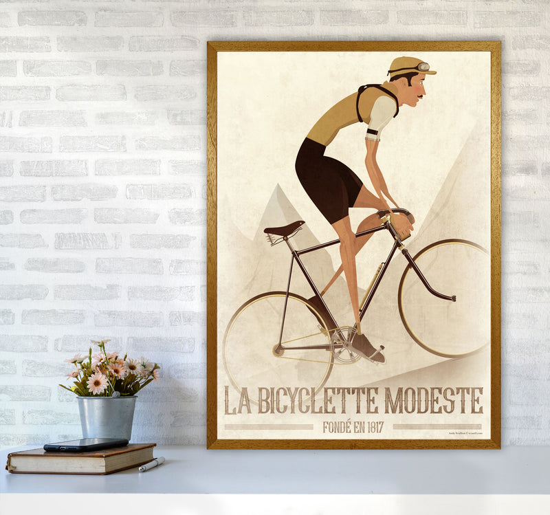 Vintage Cyclist 2016 by Wyatt9 A1 Print Only