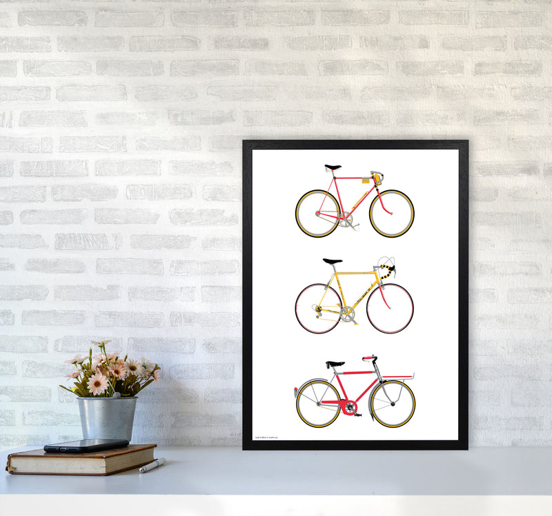 Three Bikes by Wyatt9 A2 White Frame