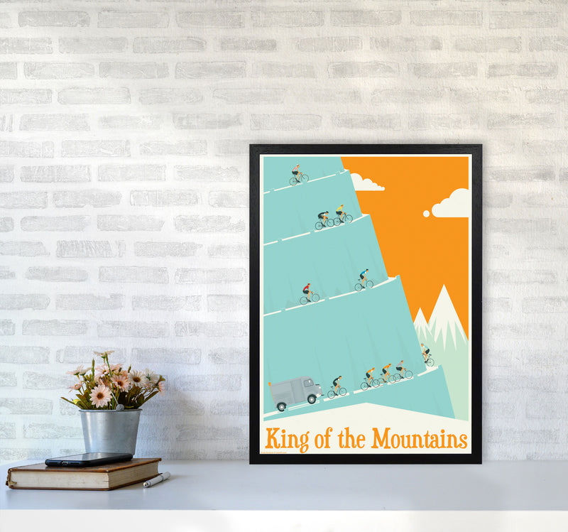 King of the Mountains by Wyatt9 A2 White Frame