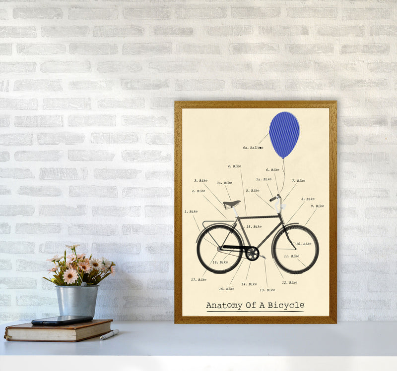 Anatomy of a Bicycle Art Print by Wyatt9 A2 Print Only