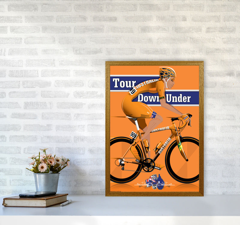 Australia Cyclist by Wyatt9 A2 Print Only