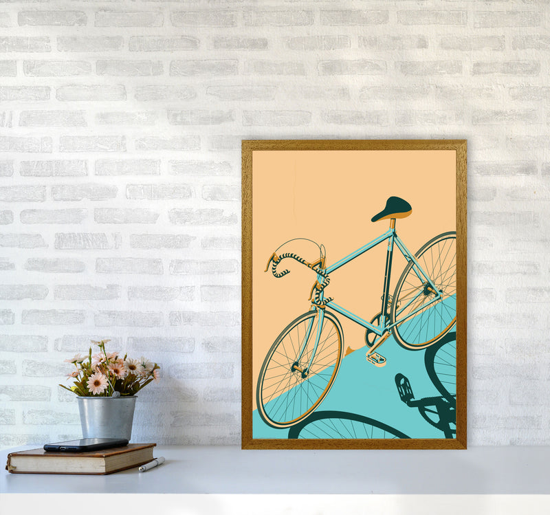 Isometric Cycling Print by Wyatt9 A2 Print Only