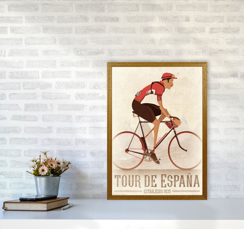 Spanish Tours Cycling Print by Wyatt9 A2 Print Only