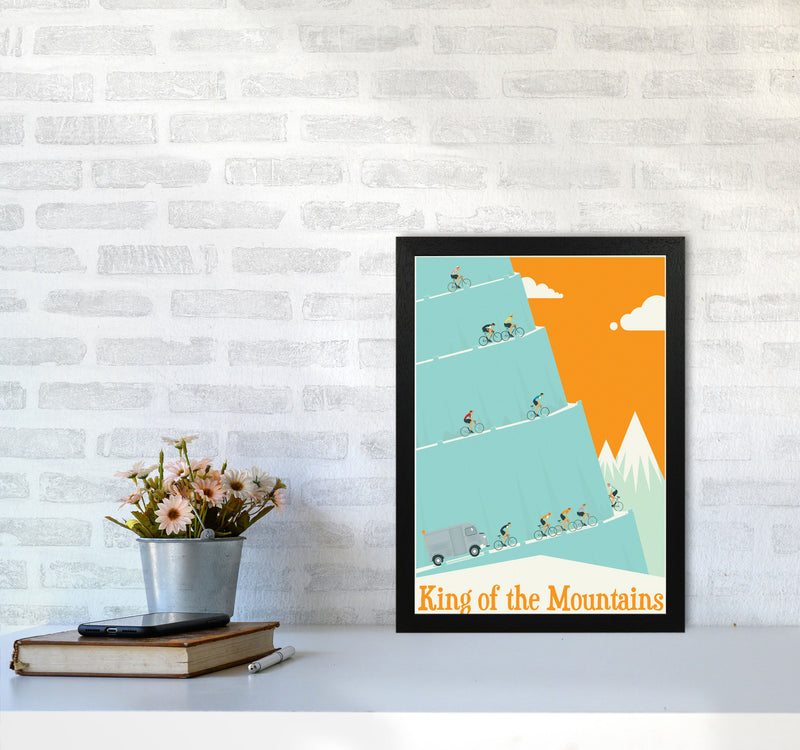 King of the Mountains by Wyatt9 A3 White Frame