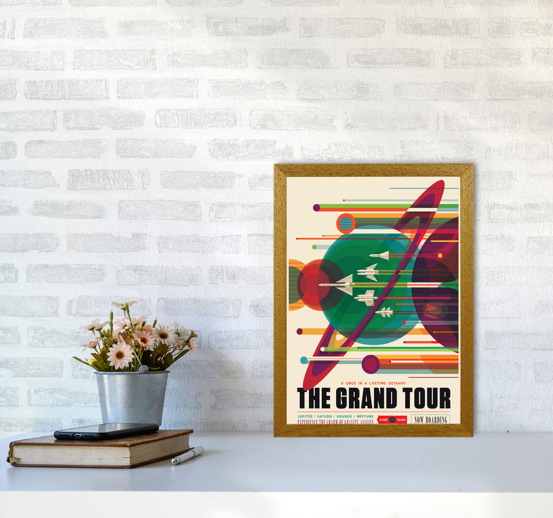 Grand Tour Retro Art Print by Wyatt9 A3 Print Only