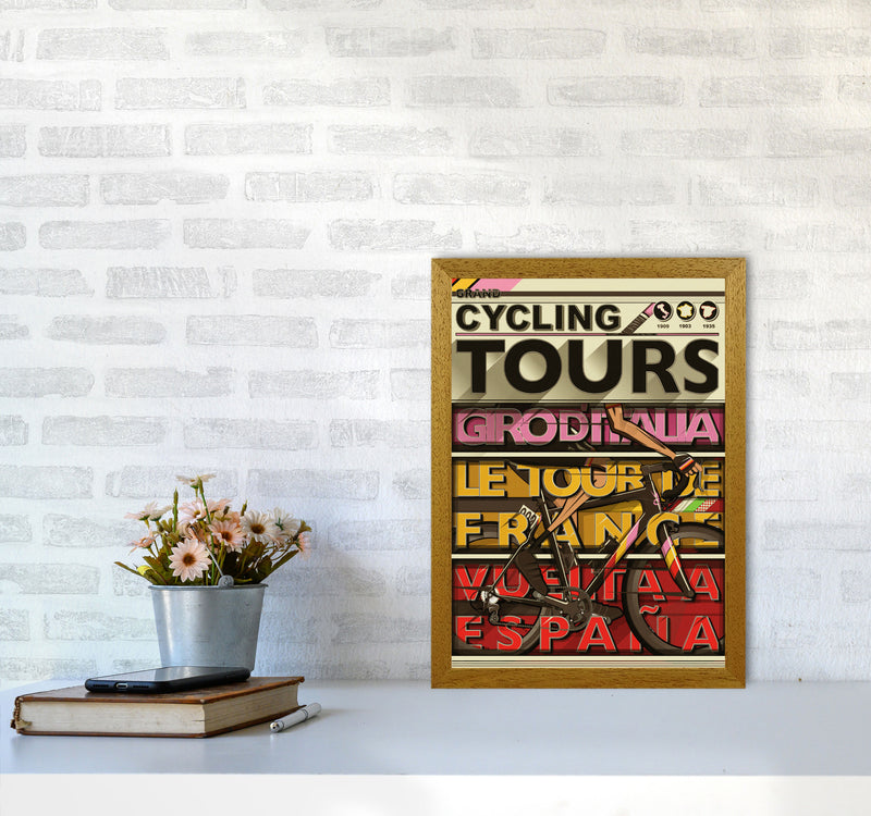 Grand Tours Cycling Print by Wyatt9 A3 Print Only