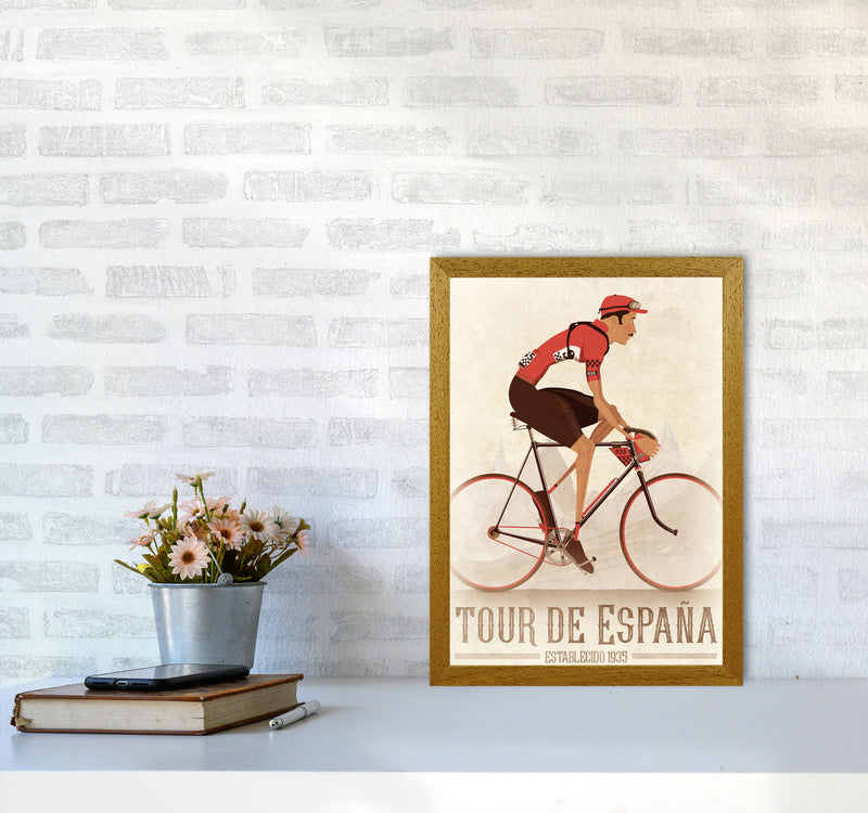 Spanish Tours Cycling Print by Wyatt9 A3 Print Only