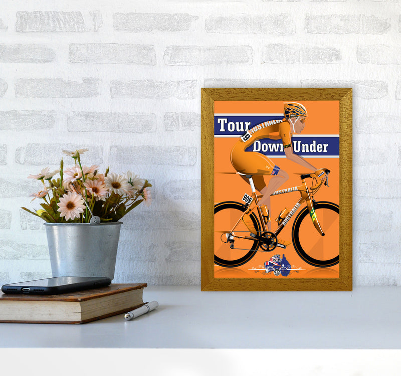 Australia Cyclist by Wyatt9 A4 Print Only