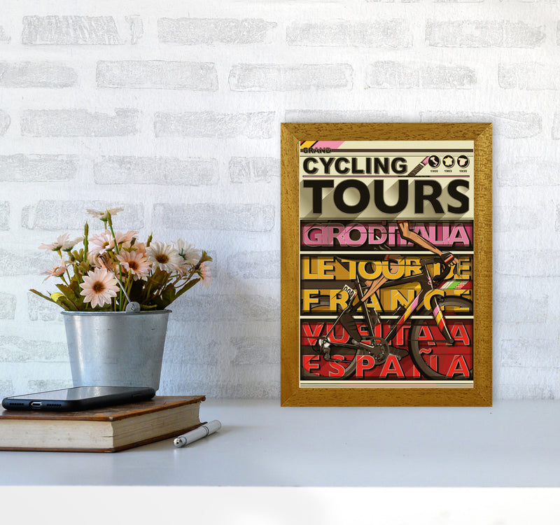 Grand Tours Cycling Print by Wyatt9 A4 Print Only
