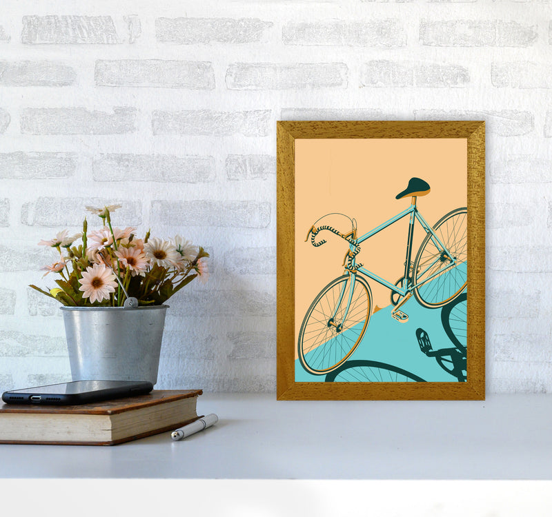 Isometric Cycling Print by Wyatt9 A4 Print Only