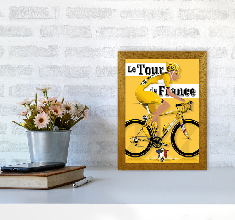 Modern Tour Cycling Print by Wyatt9 A4 Print Only