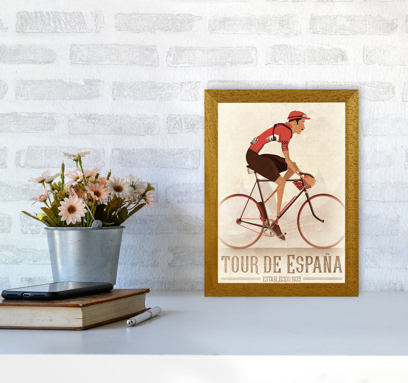 Spanish Tours Cycling Print by Wyatt9 A4 Print Only