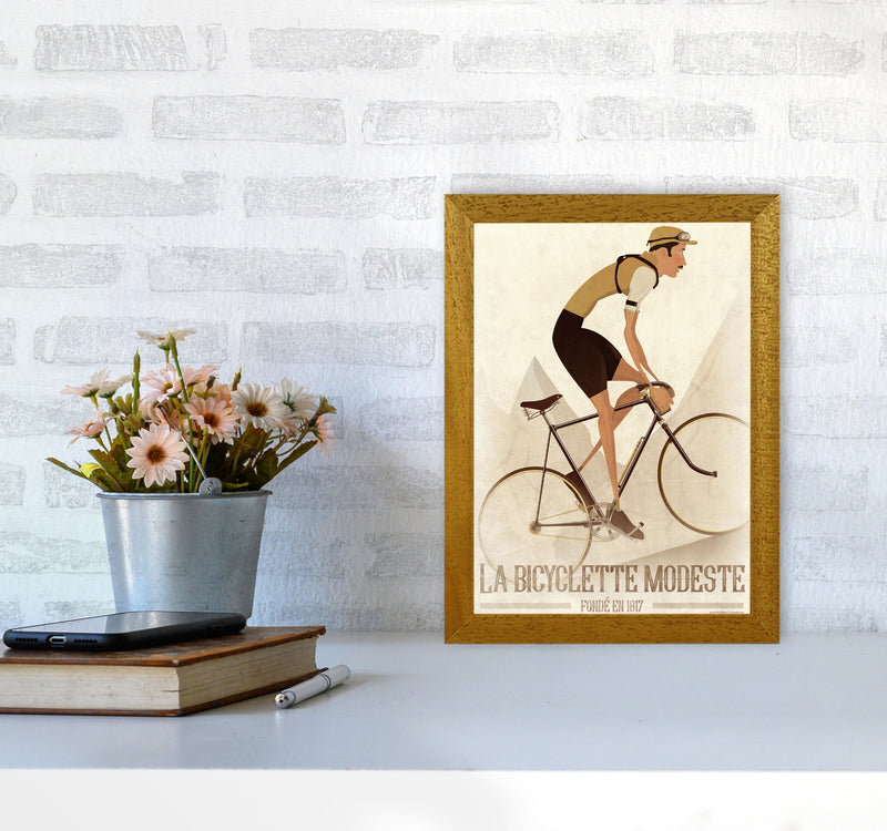 Vintage Cyclist 2016 by Wyatt9 A4 Print Only