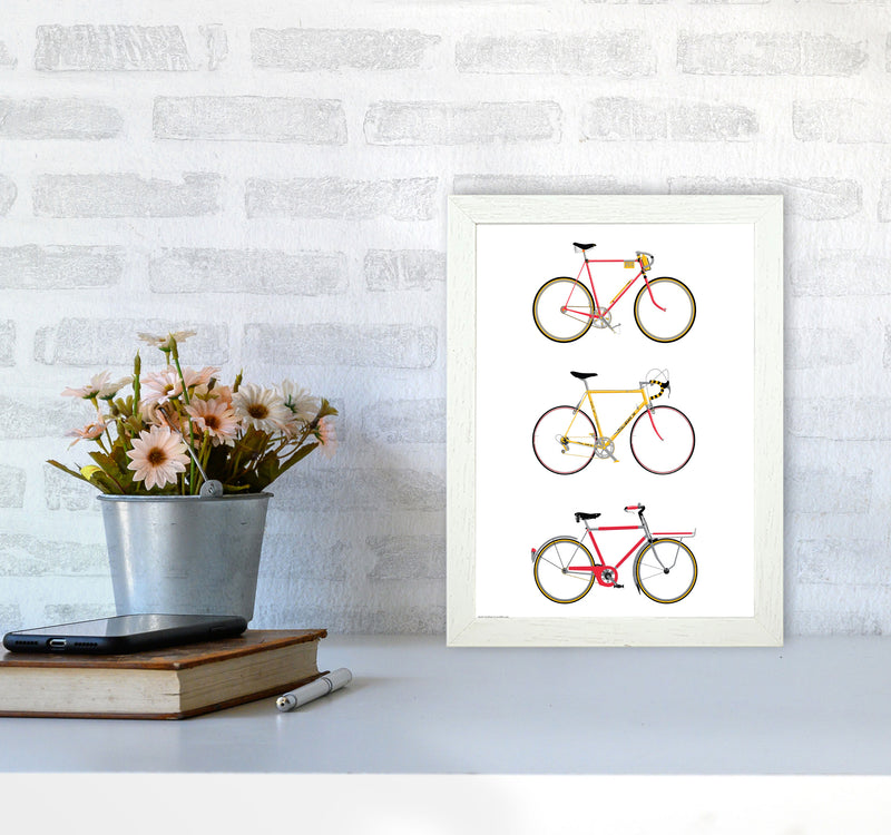 Three Bikes by Wyatt9 A4 Oak Frame