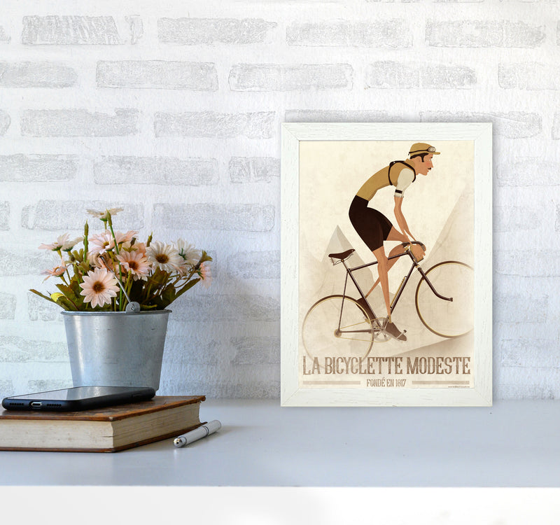 Vintage Cyclist 2016 by Wyatt9 A4 Oak Frame