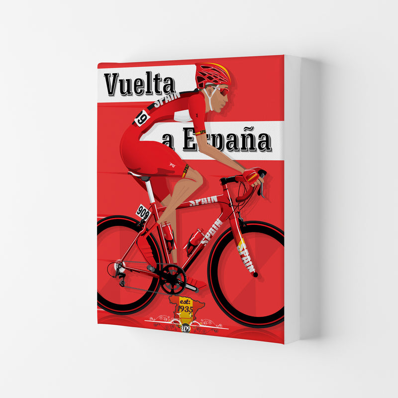 Modern Spanish Cycling Print by Wyatt9 Canvas