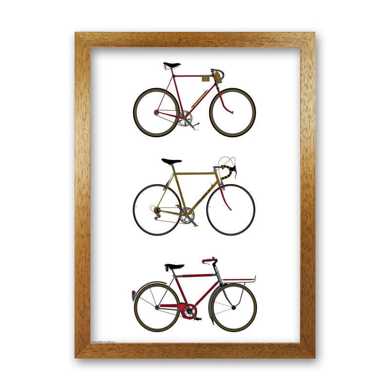 Three Bikes by Wyatt9 Oak Grain