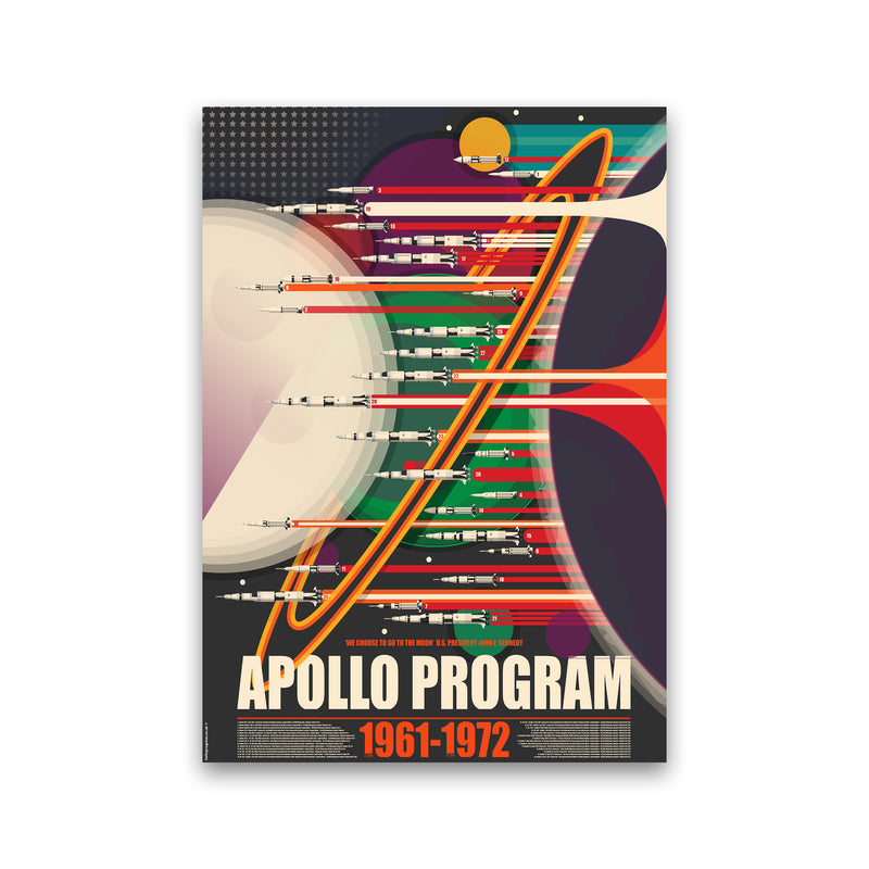 Apollo Program Art Print by Wyatt9 Print Only