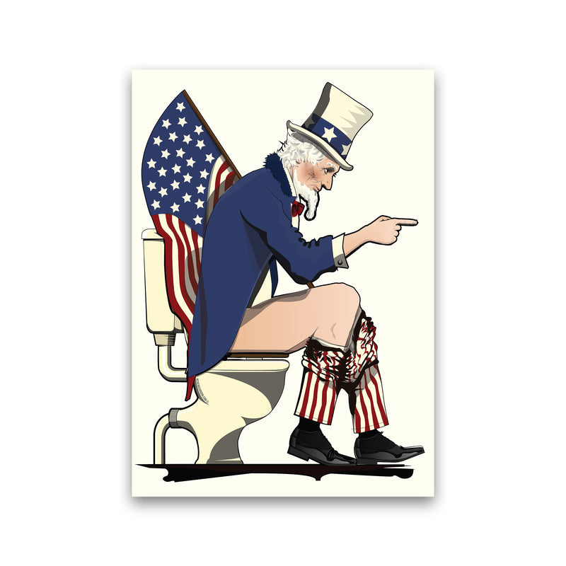Uncle Sam loo Right by Wyatt9 Print Only