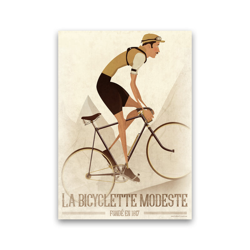 Vintage Cyclist 2016 by Wyatt9 Print Only