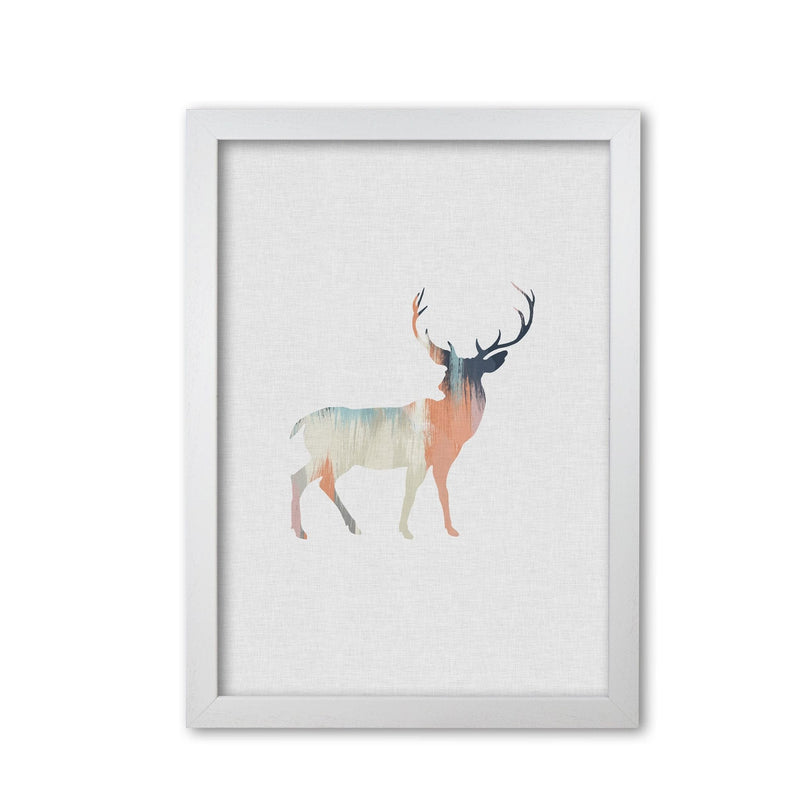 Pastel deer i fine art print by orara studio
